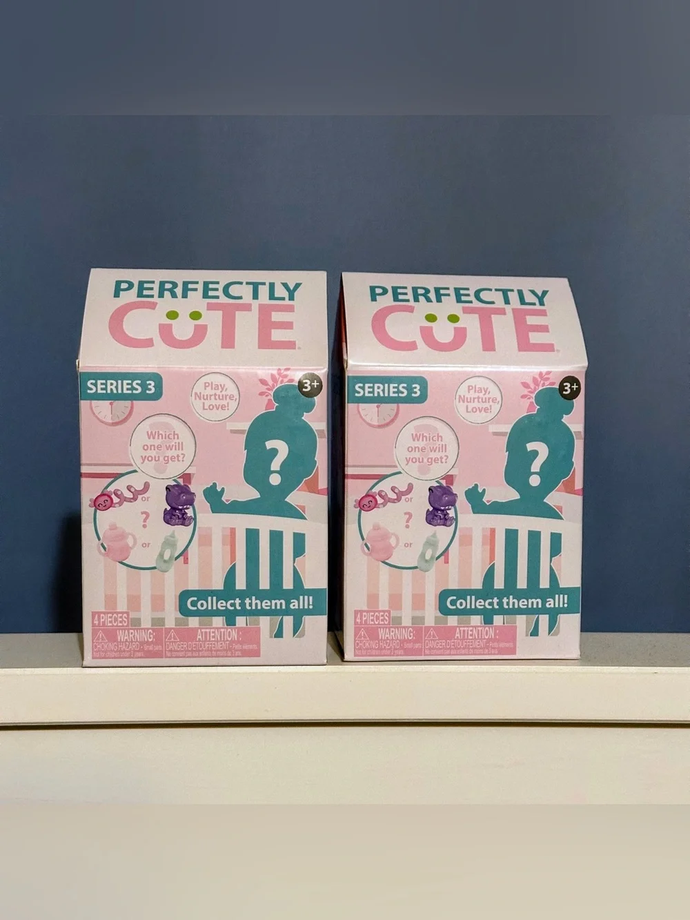 2 Perfectly Cute Series 3, Collectible Blind Packs 4” Mini Baby Dolls NEW